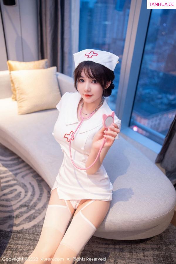 婠婠么  [XiuRen]高清写真图 2023.02.06 No.6221 婠婠么 护士服丝袜第28张图片